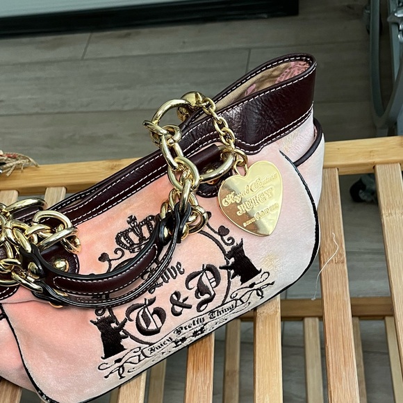 Y2K Juicy Couture "Pretty Thing" Mini Velour Bag - Picture 7 of 14